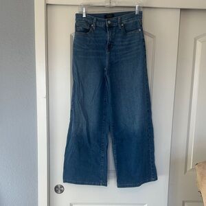 Women's Blue Wide-Leg Jeans